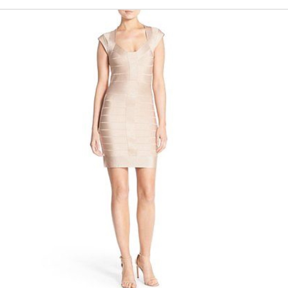 French Connection Miami Spotlight Lurex Bandage
